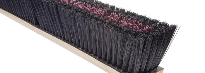 Magnolia 3724-FXY 24 Black Plastic FlexSweep Floor Brush with Handle 