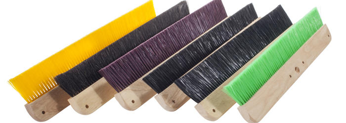 magnolia brush manufacturers 2136 H 36 wood horsehair thin finish broom