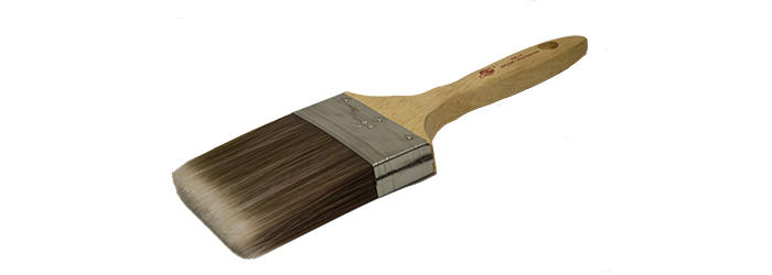 Case of 12 Magnolia Brush 252-3 SRT Professional Beavertail Paint Brush Polyester Bristles 3 Bristle Width 